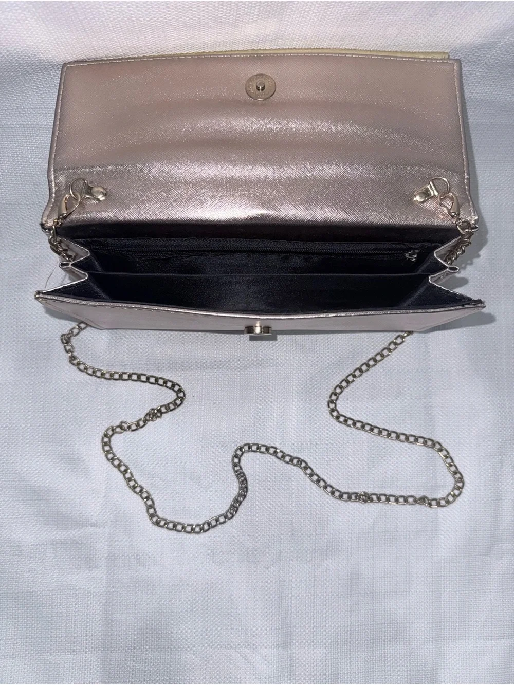 Metallic Rose Gold Women’s Clutch Wallet
